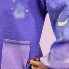 Load image into Gallery viewer, Spooky lilac cardigan
